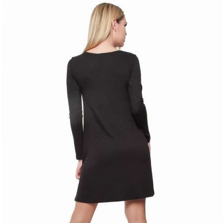 OVG Woman's DRESS  AIBAR black