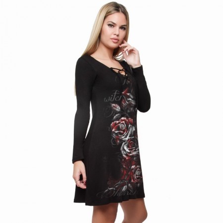 OVG Woman's DRESS  AIBAR black