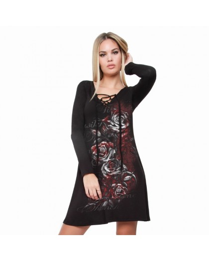 OVG Woman's DRESS  AIBAR black