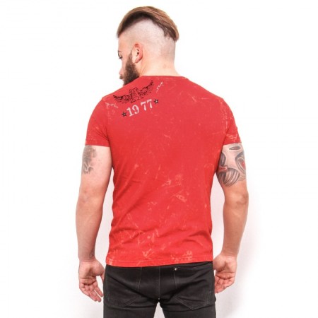 AEA  Man's t-shirt” Verminator” vintage   Furious Red