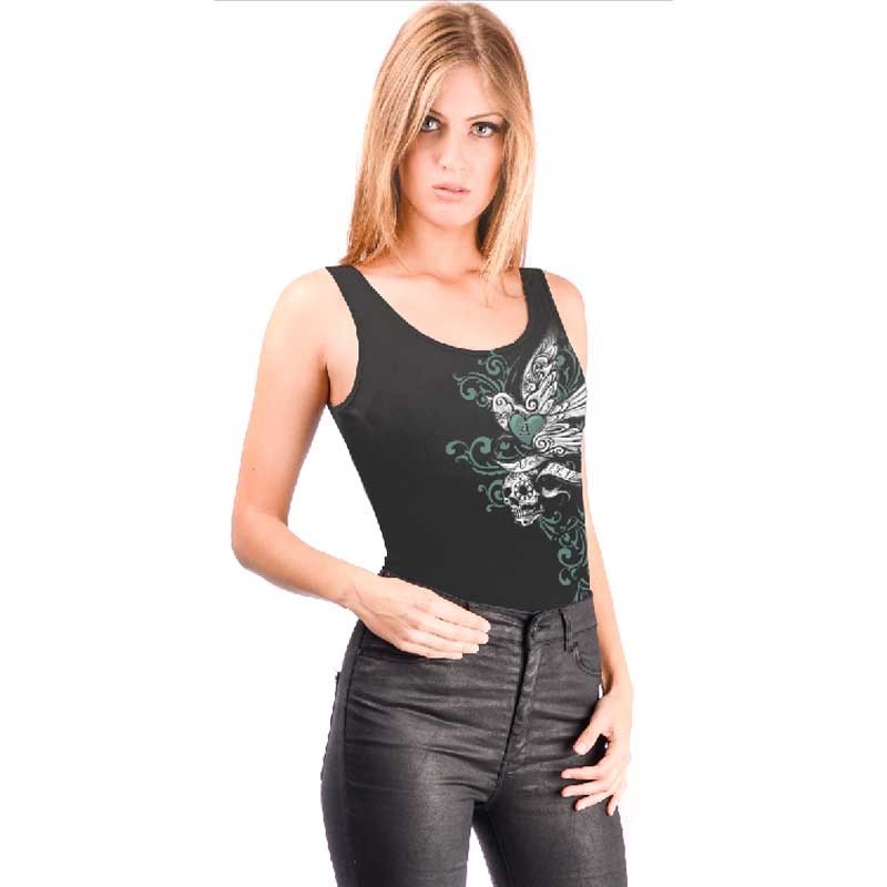 AEA Woman's Body Suit Ursula Love Bird Solid Black AEA Woman's Body Suit Ursula Love Bird Solid Black