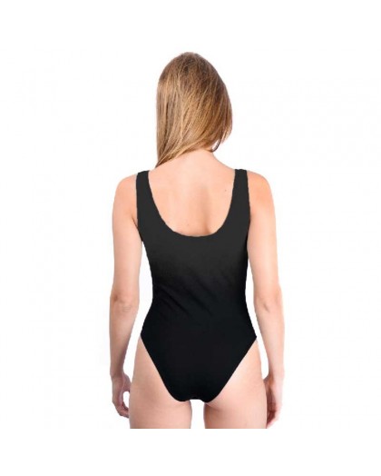 AEA Woman's Body Suit Ursula Love Bird Solid Black 2
