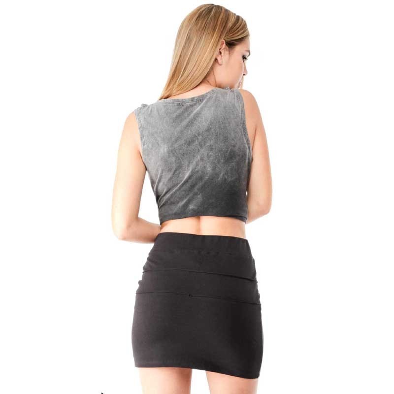 AEA Woman's Skirt Gent "Roses Nest" Solid Black AEA Woman's Skirt Gent "Roses Nest" Solid Black