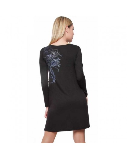 AEA Woman's Dress  Aibar  "The Uninvicted" Guest Solid Black 2