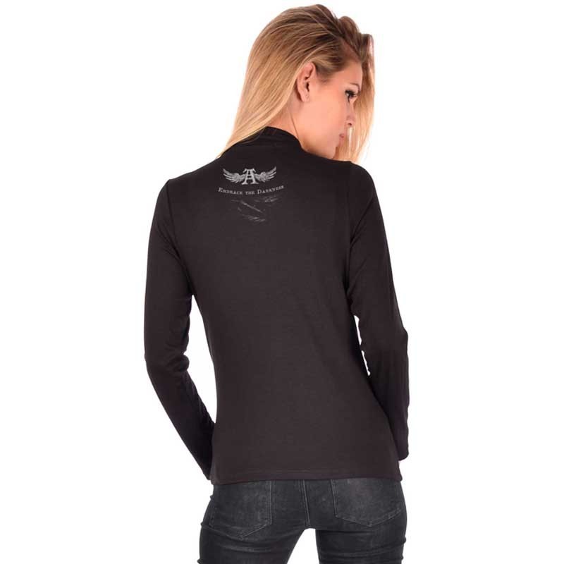 AEA Woman's Top Susa "Parcelsus Portrait" Solid Black AEA Woman's Top Susa "Parcelsus Portrait" Solid Black