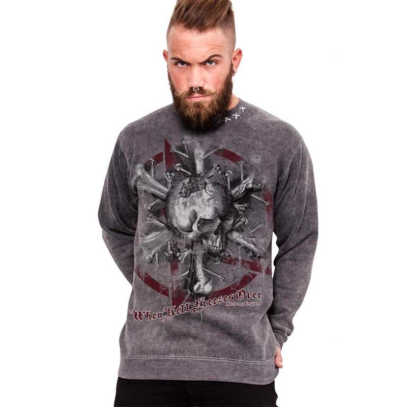 AEA Man Sweat-shirt  “When Hell Freezes" Supermarlite