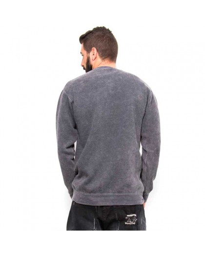AEA Man Sweat-shirt  “Samhain Skull" Marlite grey 2