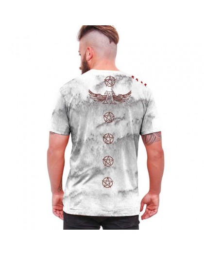 AEA Man t-shirt  “When Hell Freezes” True Religion Vintage Grey 2