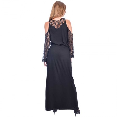 OV Woman's Dress JOJO Solid Black