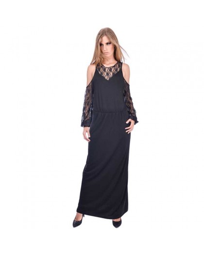 OV Woman's Dress JOJO Solid Black