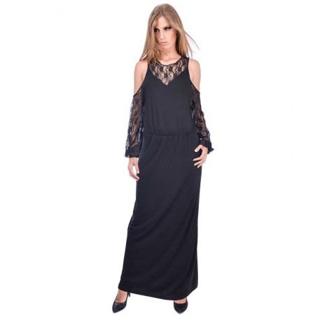 OV Woman's Dress JOJO Solid Black