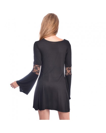 OVG Woman's Dress Princesa Solid Black 2