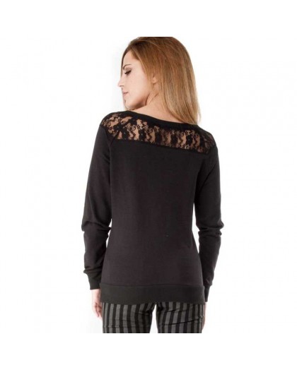 AEA Woman's Sweat-shirt Dresden Wrym skull 2