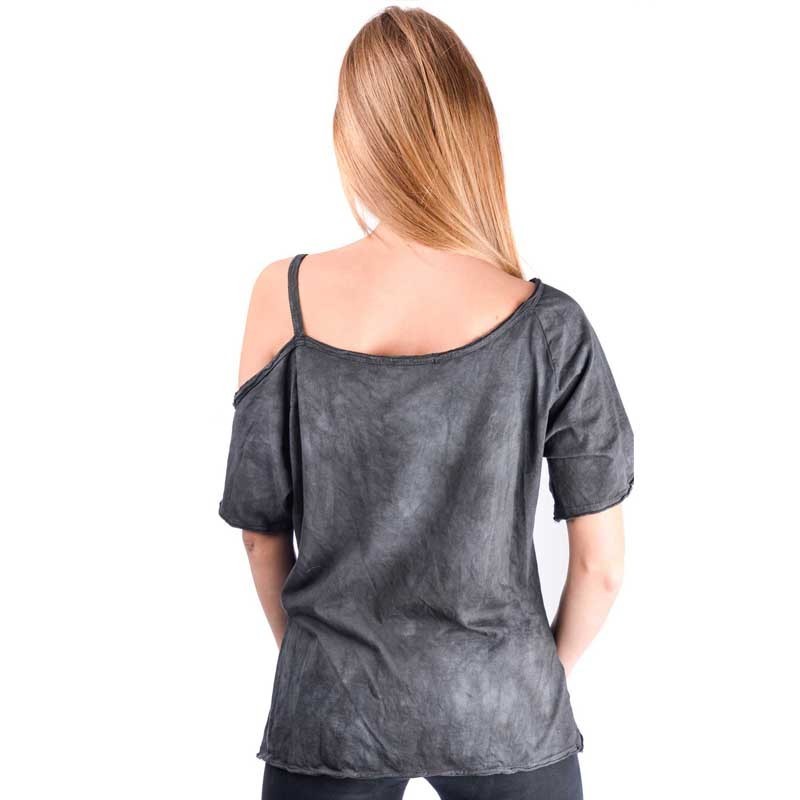 AEA Woman's Top Nicole  Eye for Eye batik Grey AEA Woman's Top Nicole  Eye for Eye batik Grey