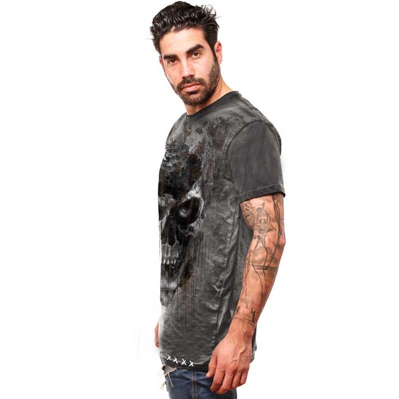 AEA Man t-shirt  “Pole Axed” Spray Wash Black AEA Man t-shirt  “Pole Axed” Spray Wash Black