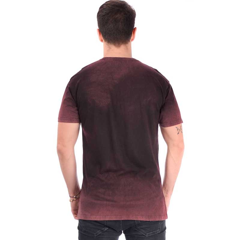 AEA Man t-shirt “Pentafixion" Retro Stone Wine