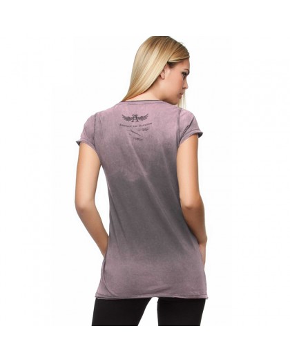 AEA Woman's Top Sasha  Dark heart Retro Stone Smoky Pink 2