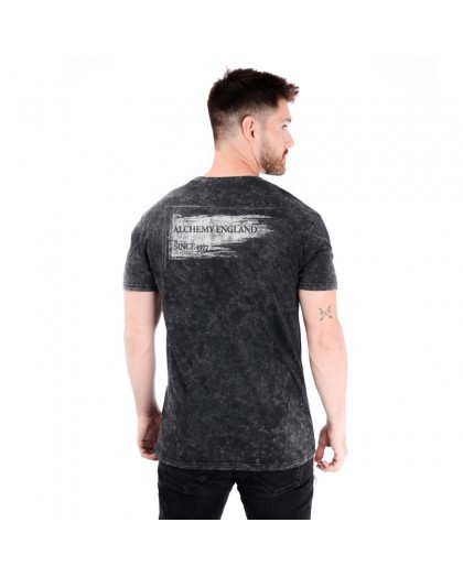 AEA Man t-shirt  “Gestaltkopf Owl” Vintage Marlite Black 2