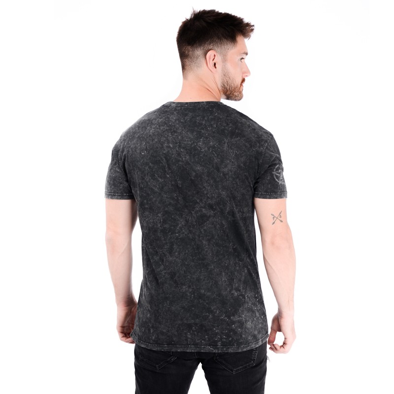 AEA Man t-shirt  “Gestaltkopf Owl” Vintage Marlite Black AEA Man t-shirt  “Gestaltkopf Owl” Vintage Marlite Black