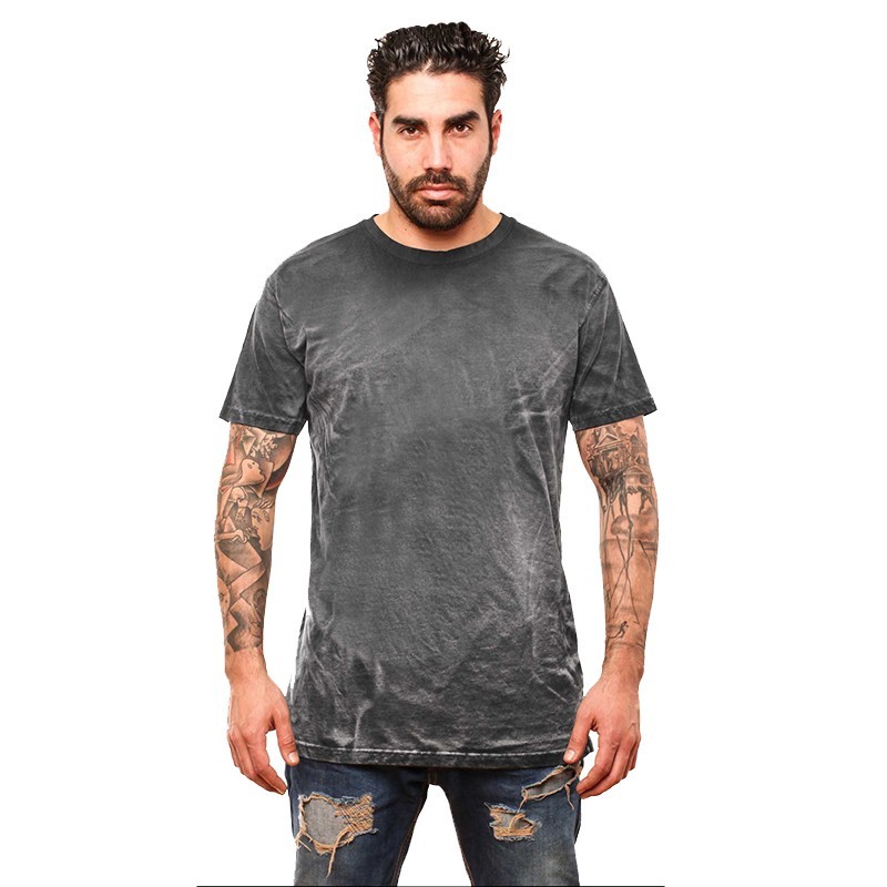 washed black tee