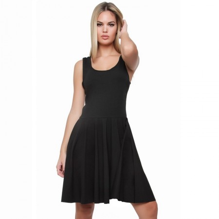 OVG Woman’s REVERSIBLE DRESS  black