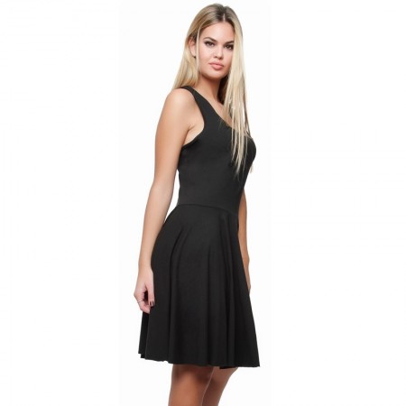 OVG Woman’s REVERSIBLE DRESS  black