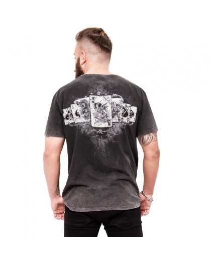 AEA Man's T-shirts  “Read’em and weep” retro stone 2