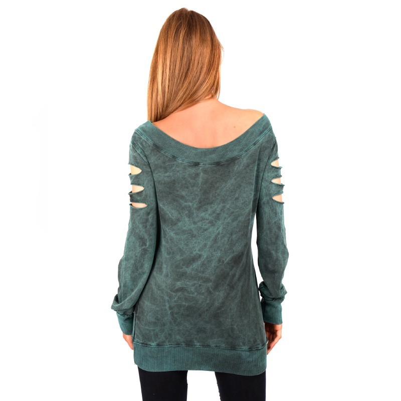 AEA Woman's Sweat-shirt Custom  Moon Child furious Blue AEA Woman's Sweat-shirt Custom  Moon Child furious Blue