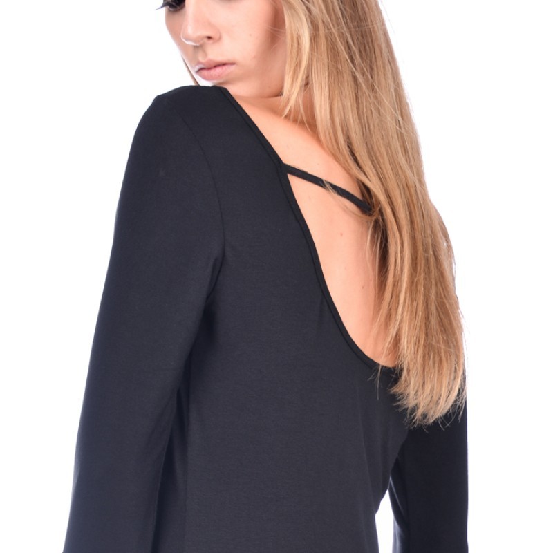 AEA Woman's Top Nocera  Miserere Mei Deus Solid Black AEA Woman's Top Nocera  Miserere Mei Deus Solid Black